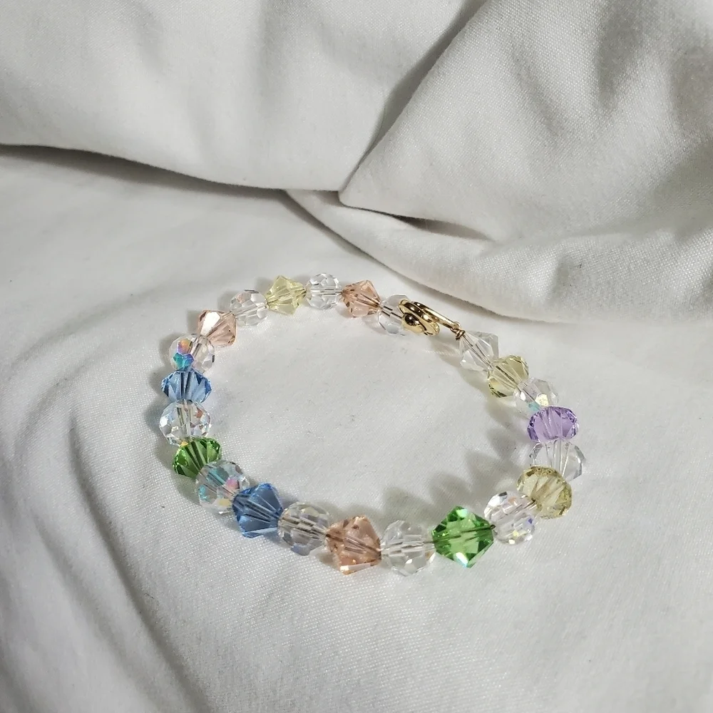 Crystal Stones Multicolor Bracelet - Picture 4 of 5